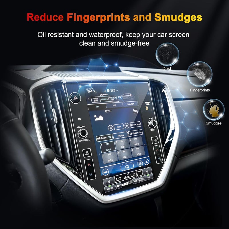 BSTW for Subaru Ascent 2025 Touring Screen Protector for 2023-2026 Ascent Premium/Limited 11.6-in for 2025 Subaru Ascent Accessories 9H Anti-Scratch Tempered Glass Protective Film (Ascent 11.6-In HD) - Image 3